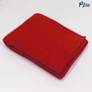 Red Polar Fleece Monk Blanket