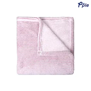 Rosewood Stripe Frosted Plush Throw