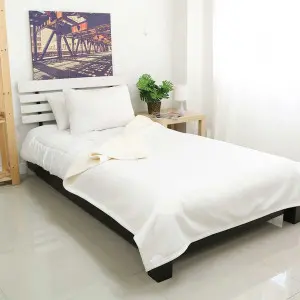 Sherpa Blanket, Cream