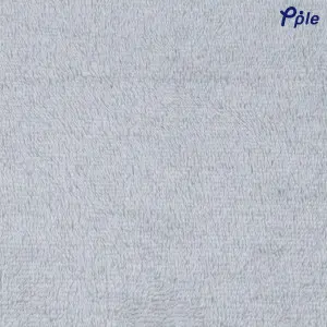 Silver Grey Frosted Plush Throw