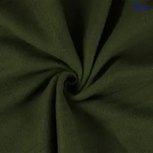Solid Fleece Throw, Dark Green