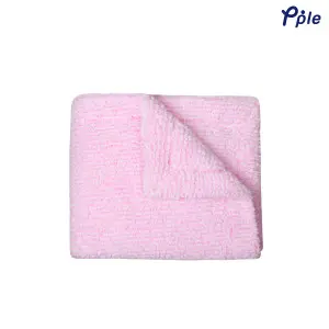 Sweet Pink Candy Stripe Sherpa Blanket