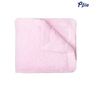 Sweet Pink Cotton Candy Sherpa Throw