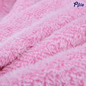 Vivid Pink Frosted Plush Blanket