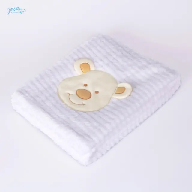 Yellow Bear Polyboa Blanket