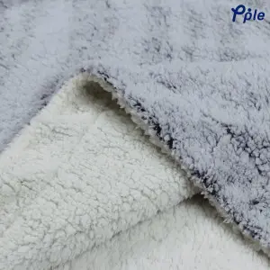 Zebra Snowfall Fluffy Sherpa Throw