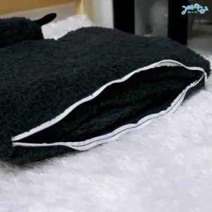 3in1 Buffalo cushion blanket