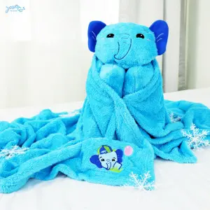 3in1 Elephant Cushion Blanket