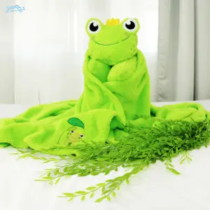 3in1 Frog Cushion Blanket