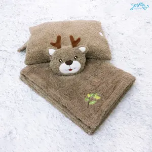 3in1 Reindeer Cushion Blanket