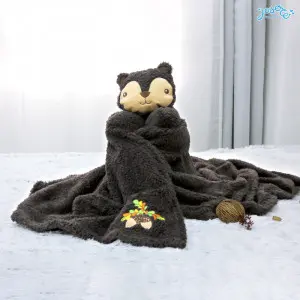 3in1 Squirrel Cushion Blanket