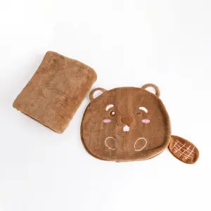 Beaver Cushion Blanket