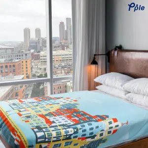 Big City Printed Fleece Blanket