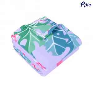 Bird of Paradise Printed Fleece Blanket