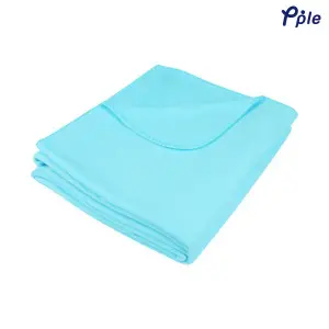 Blue 1F Multicolor Polar Fleece Throw