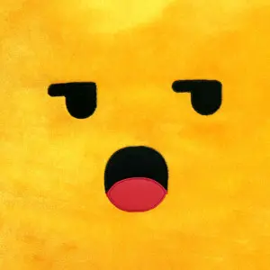 Bored face emoji
