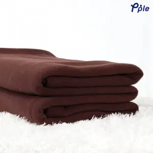 Brown Polar Fleece Monk Throw