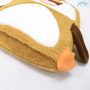 Brownie penguin portable cushion blanket