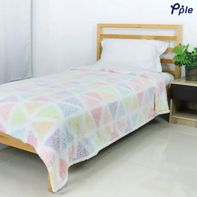 Candy Cloud Printed Soft Sherpa Blanket