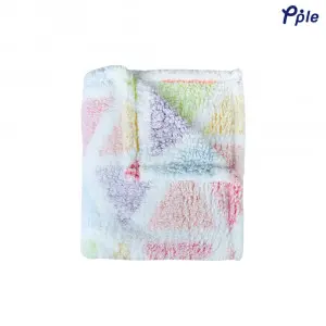 Candy Cloud Printed Soft Sherpa Throw