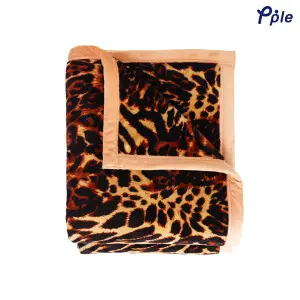 Cheetah Soft Warm Print Mink Blanket