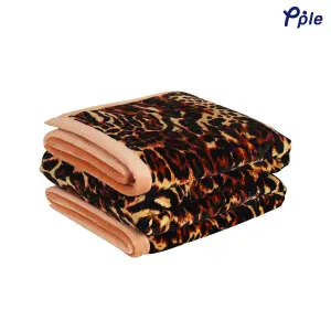 Cheetah Soft Warm Print Mink Blanket