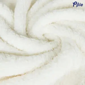 Cream Soft Lightweight Sherpa Throw