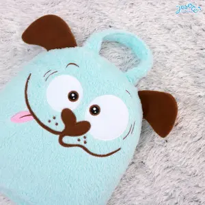 Cutie puppy portable cushion blanket