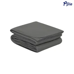 Dark Grey Water Color Fleece Blanket