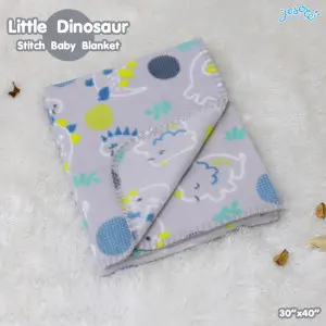 Dinosaur printed baby blanket