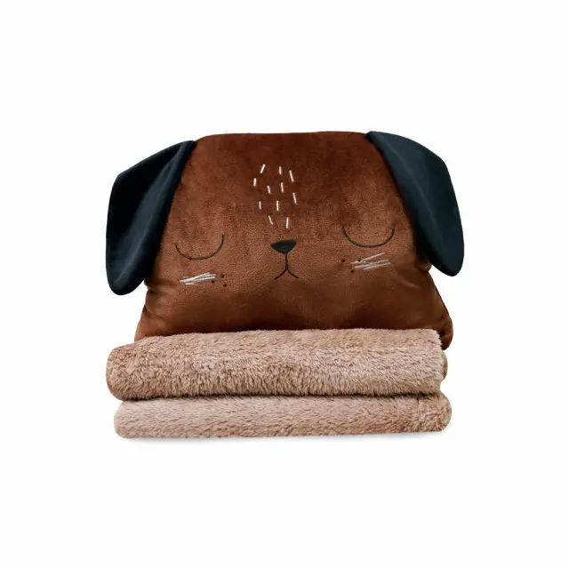 Dog Hand Warmer Cushion Blanket