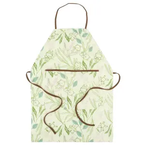 EPICO's Eazzie Gang String Back Printed Polyester Apron, Greenerie Pattern