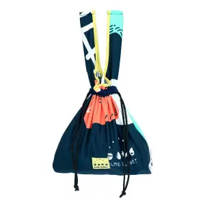 EPICO's Elme Planet Polyester Drawstring Bag, Elme and Ladders Pattern