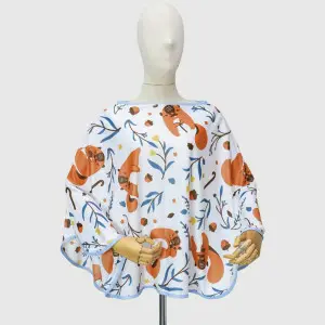 EPICO's Elme Planet Printed Polyester Nursing Cover with Drawstring Bag, autumn pattern