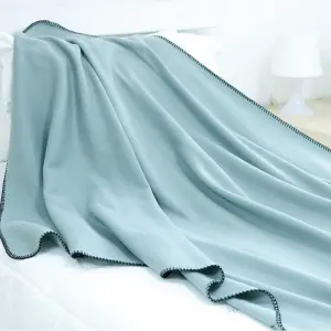 Fleece Travel Blanket, Blue