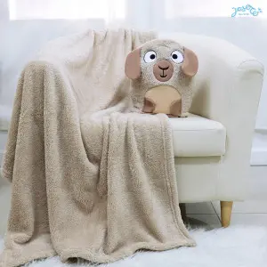 Goat Cushion Blanket