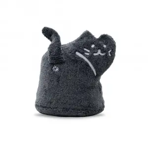 Gray Cat Cushion Blanket