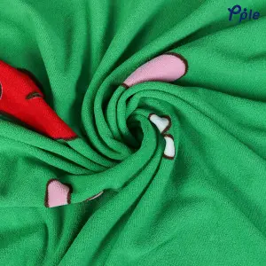 Green Happy Cats Blanket