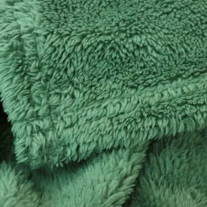Green Shiba Inu 2-in-1 Cushion &amp; Bag Blanket