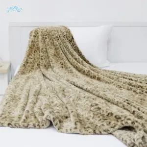 Leopard printed blanket