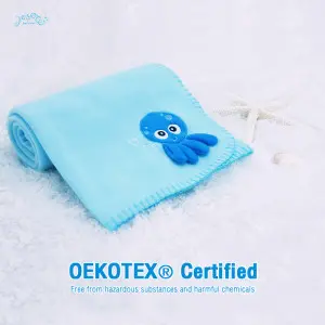 Little squid baby blanket