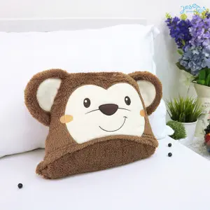 Monkey Hooded Blanket