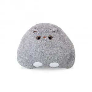 Onigiri Gray Cat Cushion Blanket