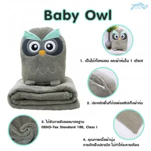 Owl Cushion Blanket