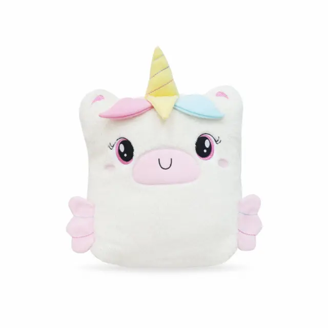 Pastel Rainbow Unicorn Cushion Blanket