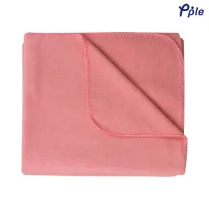 Peach 1F Multicolor Polar Fleece Throw