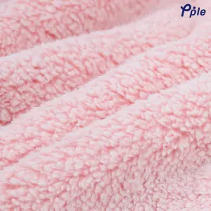 Peach Cotton Candy Sherpa Throw