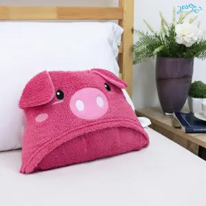 Pig Hooded Blanket