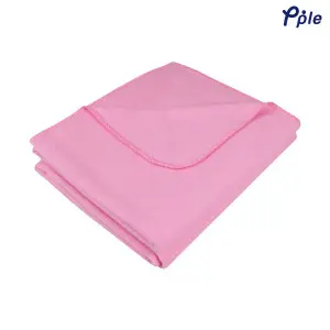 Pink 1F Multicolor Polar Fleece Throw