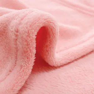 Pink Coral Fleece Recycled Blanket